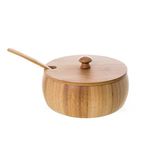 farinheira com tampa e colher mimo ecokitchen 6541 bambu