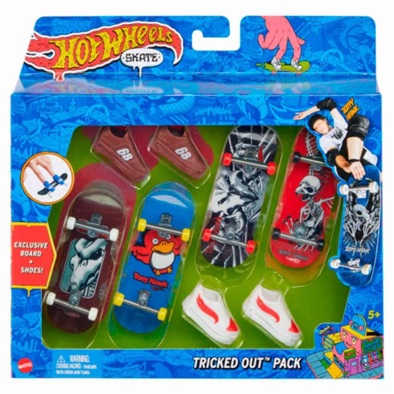 kit mattel hot wheels skate de dedo sortido hgt84