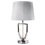abajur de mesa latcor prata - gs-1910027a