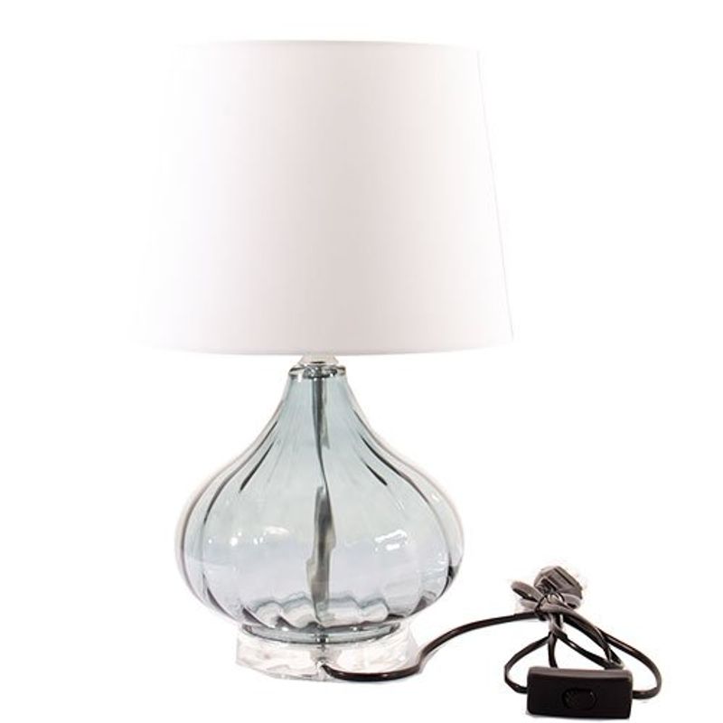 abajur de mesa latcor branco - gs-1910033a