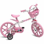 bicicleta bandeirante hello kitty aro 14 3344