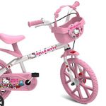 bicicleta bandeirante hello kitty aro 14 3344