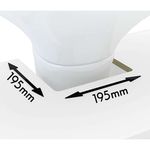 balcão de banheiro 1 porta e 3 gavetas politorno branco