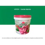 tinta acrílica vitória régia econômica fosco verde menta 3,6 litros (mp)