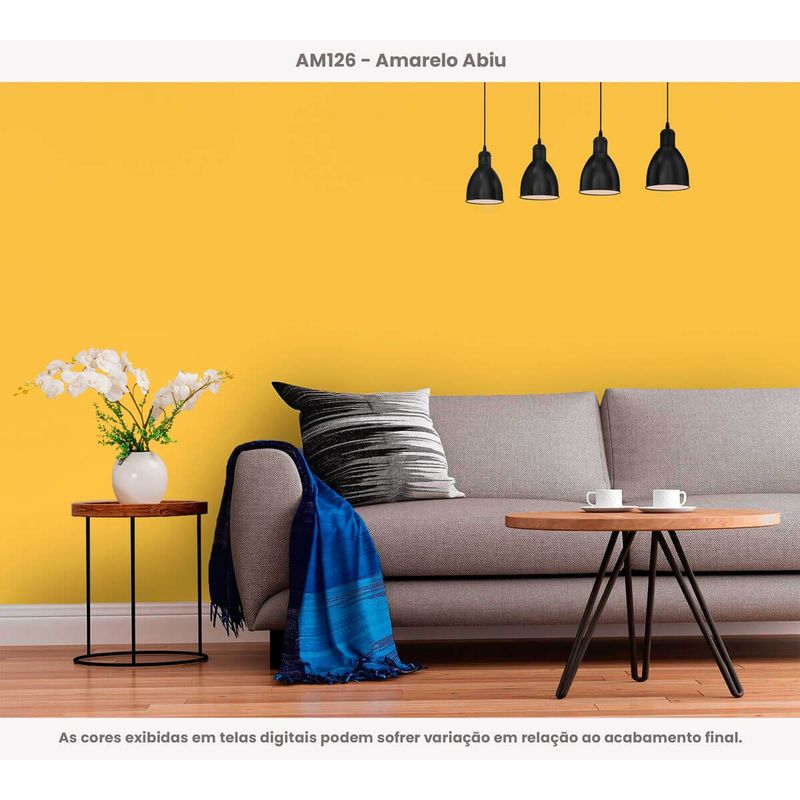 tinta acrílica vitória régia econômica semibrilho amarelo abiu 15 litros (mp)