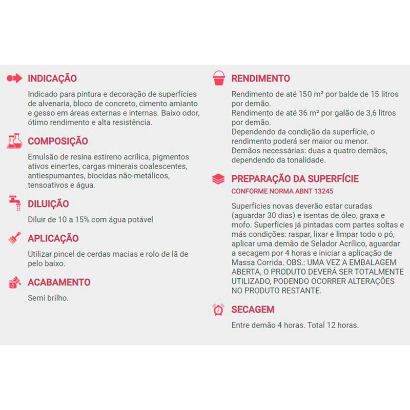tinta acrílica vitória régia econômica semibrilho amarelo abiu 15 litros (mp)