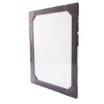 espelho latcor retangular com moldura preto wm3015