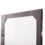 espelho latcor retangular com moldura preto wm3015