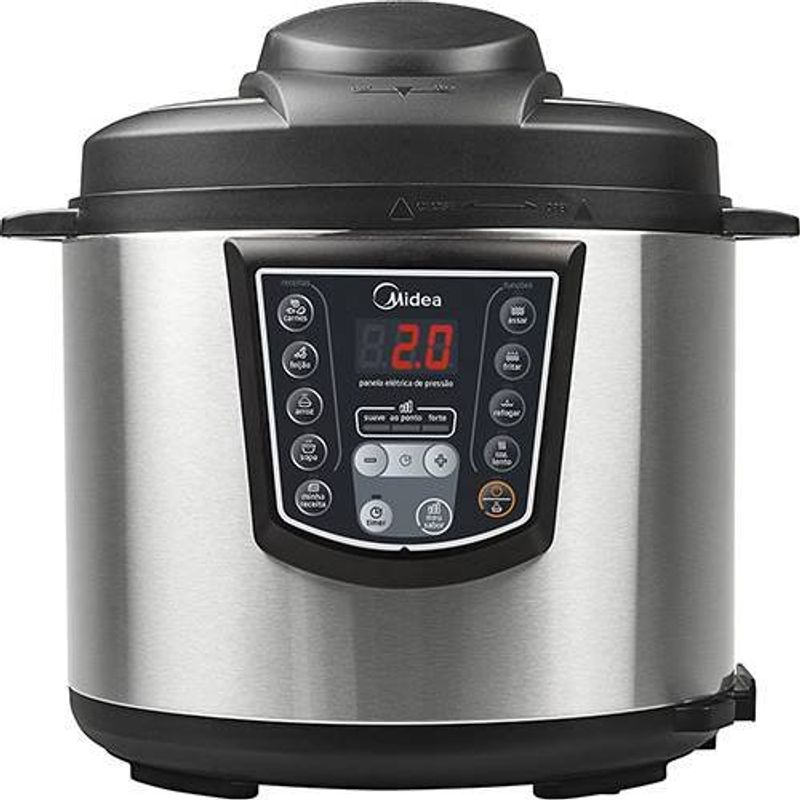panela de pressão elétrica liva midea 6 litros 127v