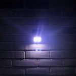 luminária solar com sensor de presença ecosolis de 3 watts