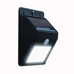 luminária solar com sensor de presença ecosolis de 3 watts