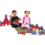 brinquedo super caixa divertida 2 120 blocos dismat cores sortidas