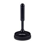 antena interna aquário dtv-100 vhf uhf hdtv fm 890 mhz preto