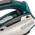 ferro de passar black+decker para viagem 777 bivolt verde e branco