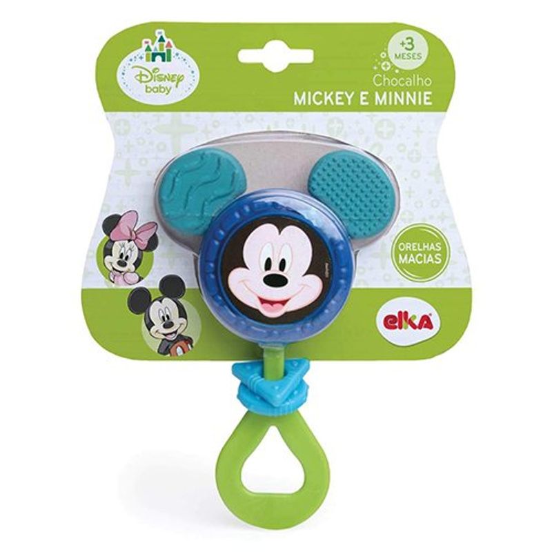 chocalho infantil elka mickey 1059