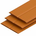 forro pvc canelado 6m 8mm peça 1,2m² cerejeira - plasmeg (mp)