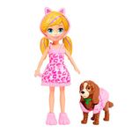 brinquedo mattel polly pocket cachorro e fantasias gdm15