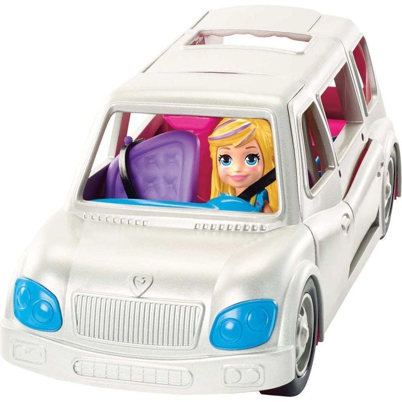 carrinho mattel polly pocket limousine fashion gdm19