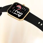 smartwatch technos connect max dourado e preto tmaxah/c7d