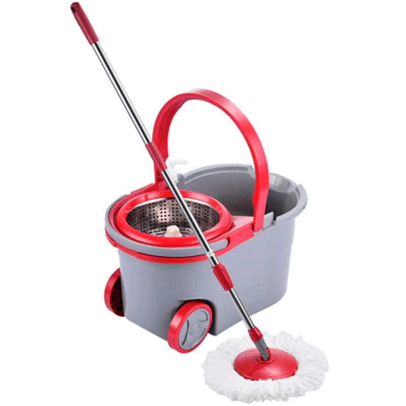 mop paramount magic plus 12 litros cinza e vermelho 1969