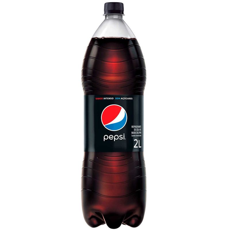 refrigerante pepsi black zero açúcar pet 2 litros
