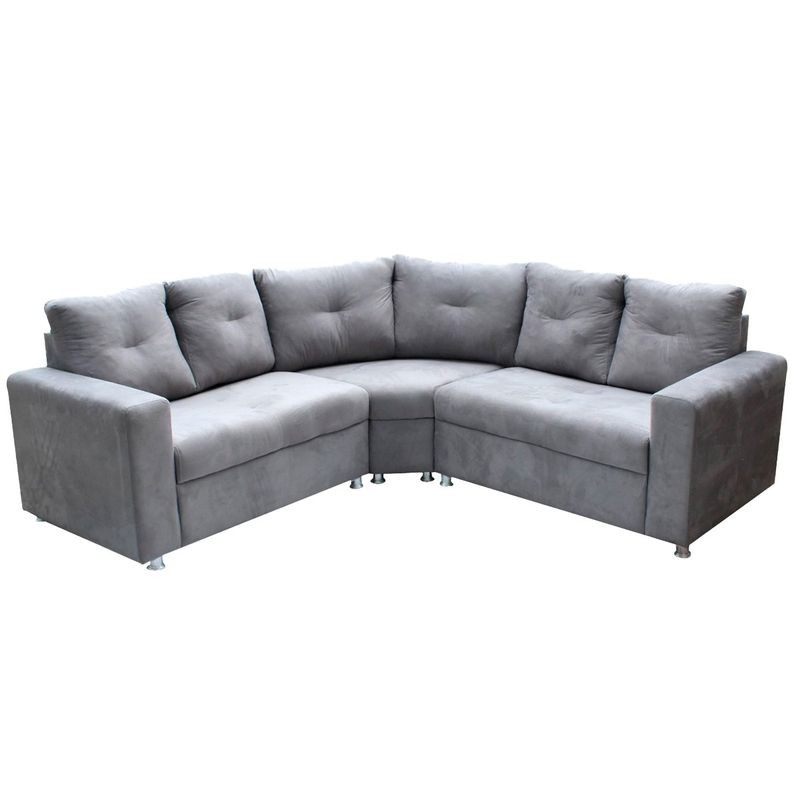 sofá 5 lugares bioflex abu dhabi 4909 chumbo