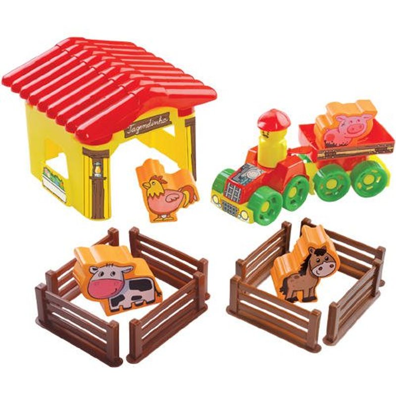 brinquedo brinkadeira fazendinha dismat mk312