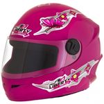 capacete pro tork new liberty kids for girls rosa tamanho 54