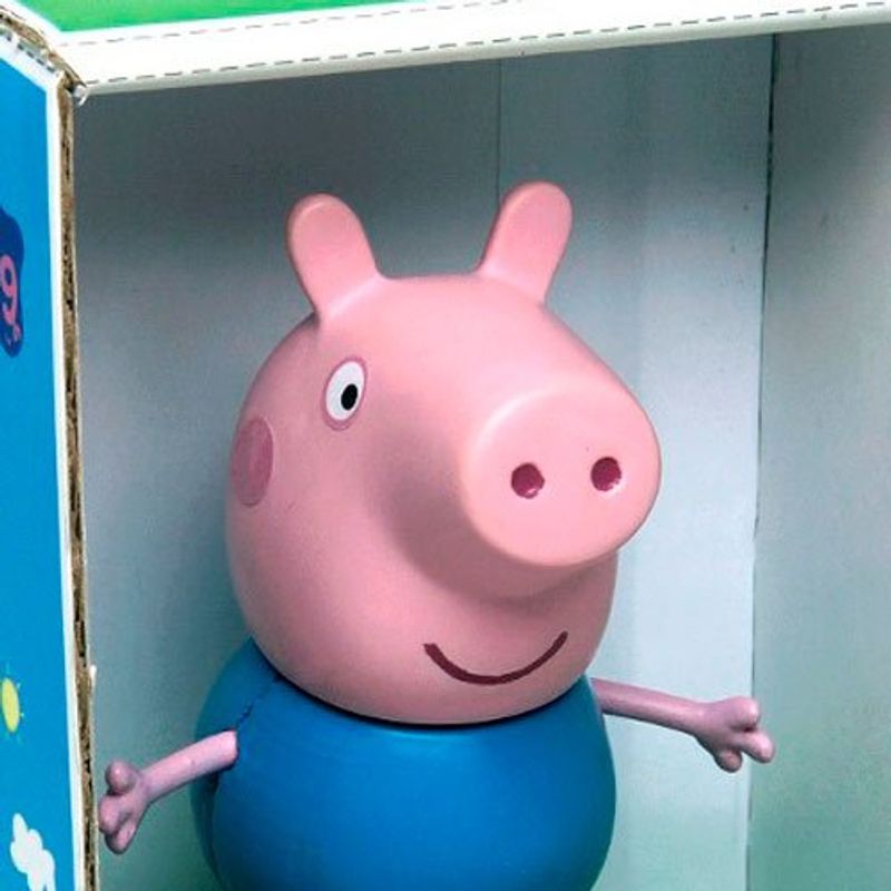 boneco peppa pig george elka 15cm