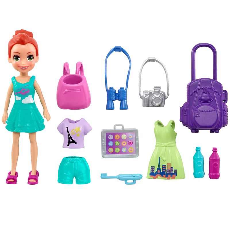 boneca polly pocket helicoptero de aventura gkl59