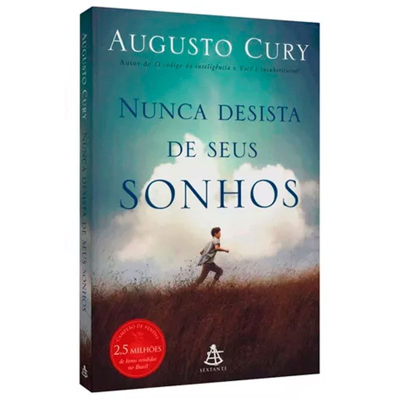 livro nunca desista de seus sonhos - santexte (mp)