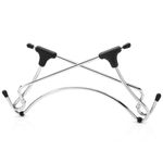 suporte para notebook ou tablet octoo uptable ergonômico cromado