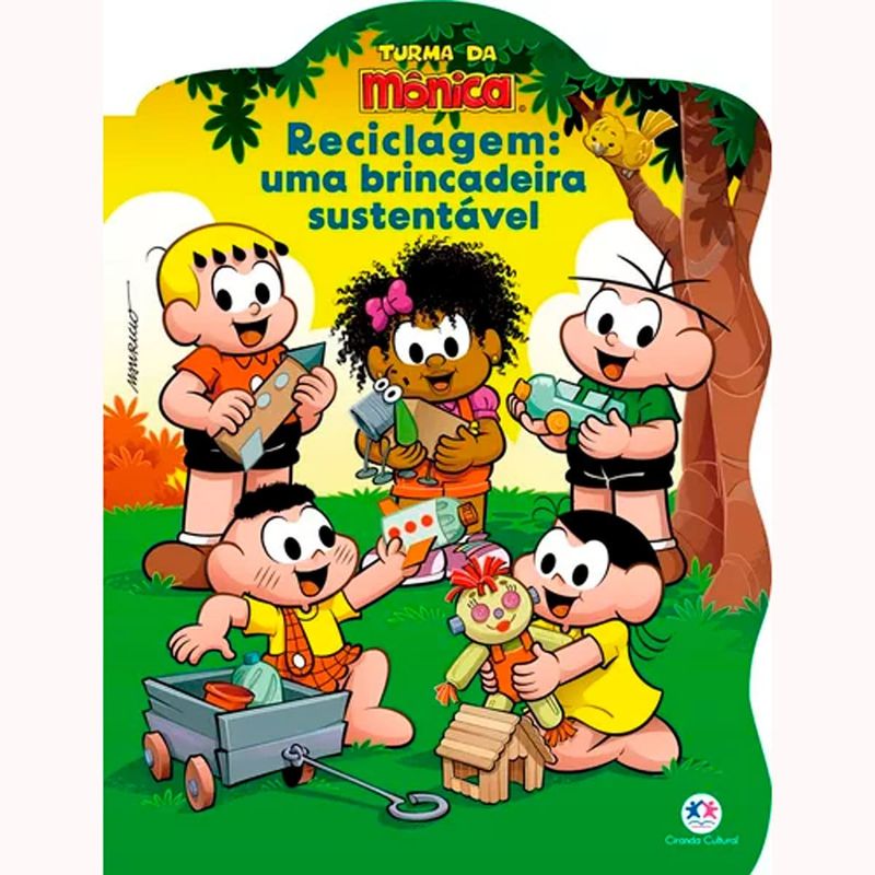 livro turma da mônica reciclagem - ciranda (mp)