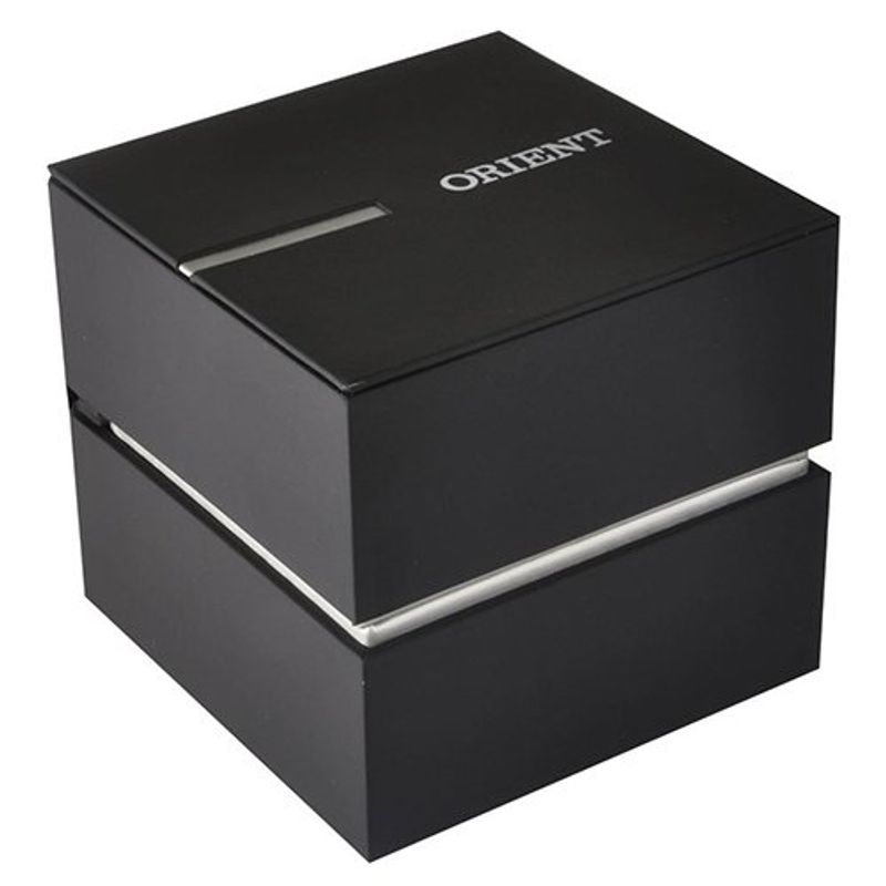 relógio analógico orient masculino prata mbss1171s2sx