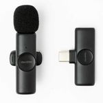 microfone de lapela h’maston sem fio (mp)