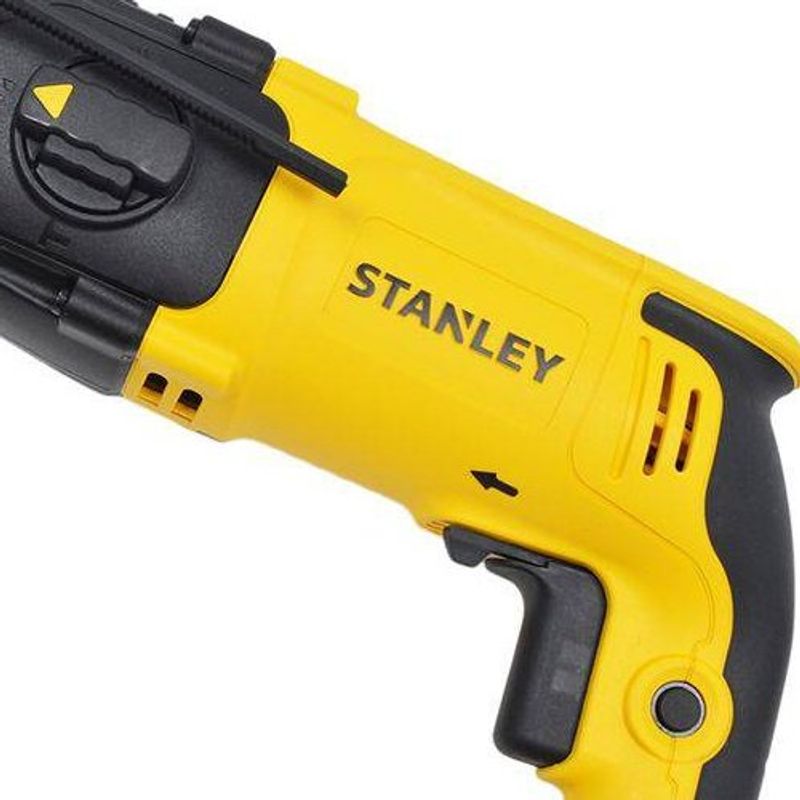martelete stanley perfurador sds plus 2,4j e 3 modos 127v amarelo - shr263k-br