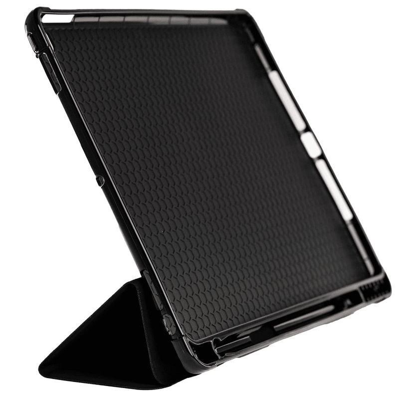 capa para tablet ipad 10.2 h'maston com porta caneta preto (mp)