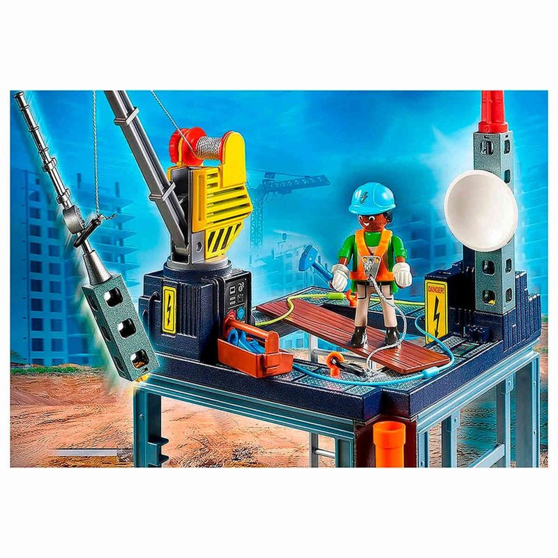 playset playmobil city action canteiro de obras (mp)