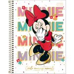 caderno espiral tilibra 10 matérias minnie sortido - 308099
