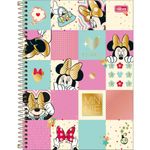 caderno espiral tilibra 10 matérias minnie sortido - 308099