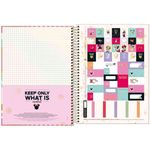 caderno espiral tilibra 10 matérias minnie sortido - 308099