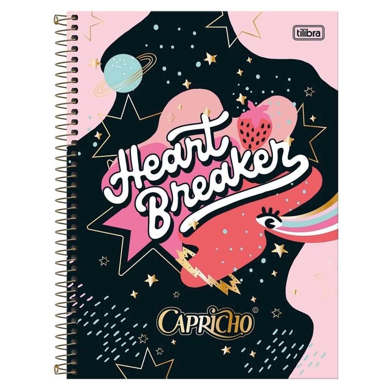 caderno espiral tilibra 16 matérias capricho sortido - 308072