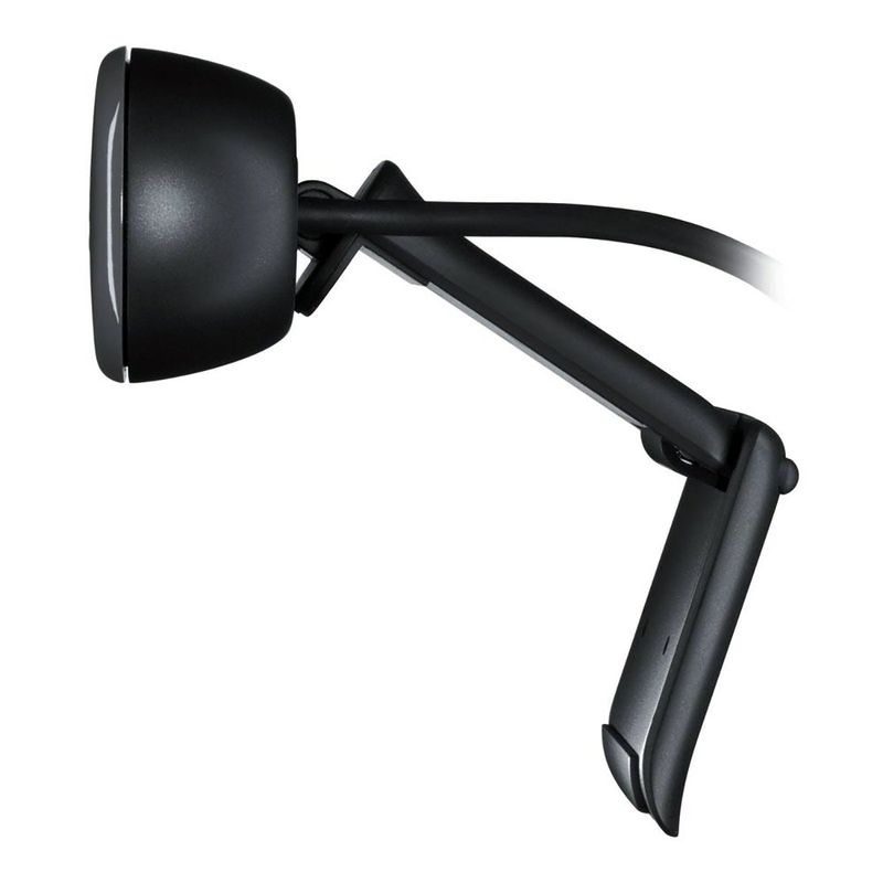 webcam hd logitech microfone embutido conexão usb preto c270