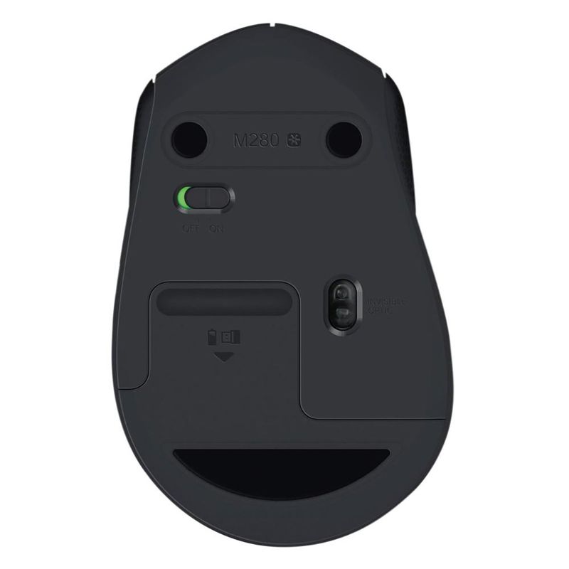 mouse sem fio logitech wireless m280 preto