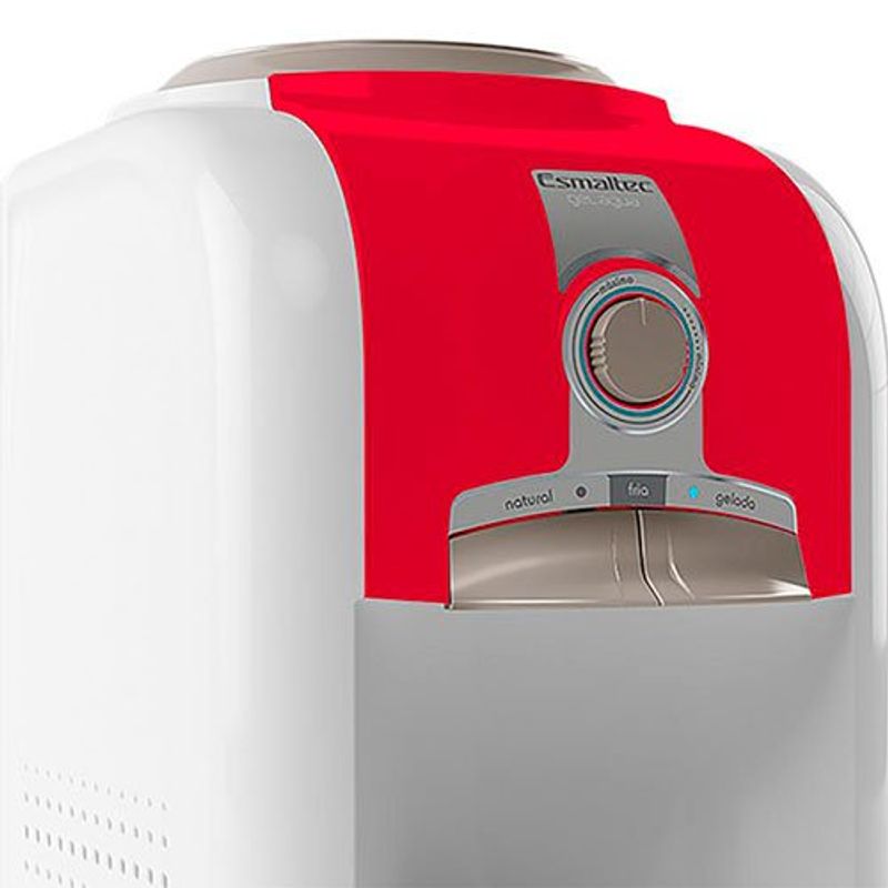 bebedouro de mesa esmaltec 127v vermelho egm30