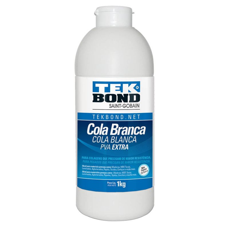 cola branca tekbond pva extra 1kg (mp)