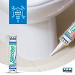 adesivo de silicone tekbond a base de d'água 305g branco (mp)