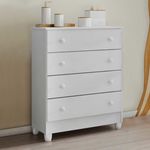 cômoda 4 gavetas carolina ariel clean branco