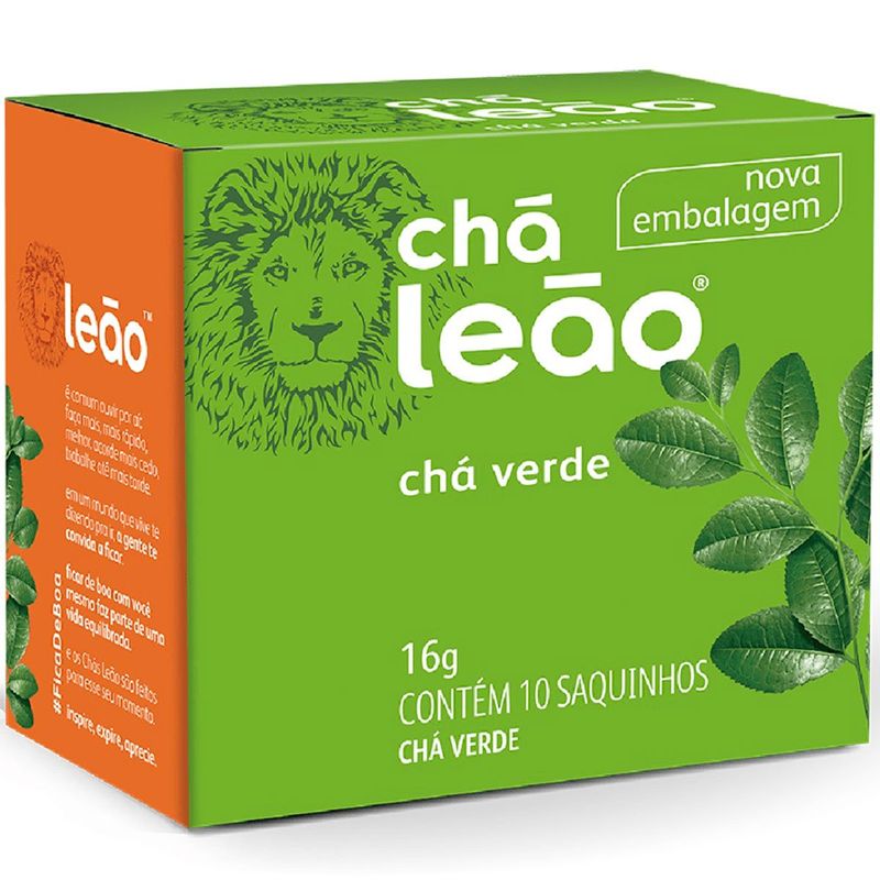 chá verde leão 16g