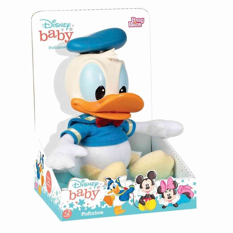 pelúcia novabrinq pato donald baby fofinho (mp)